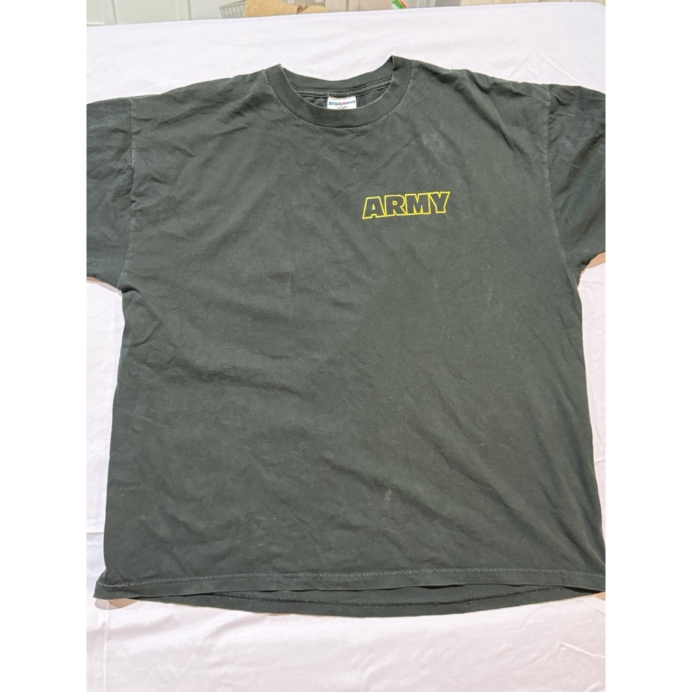 VTG US Army T Shirt Mens XL Black Be All You Can Be Jerzees Military Promo 90s